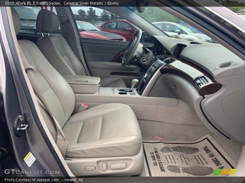 Celestial Silver Metallic / Ebony 2006 Acura RL 3.5 AWD Sedan