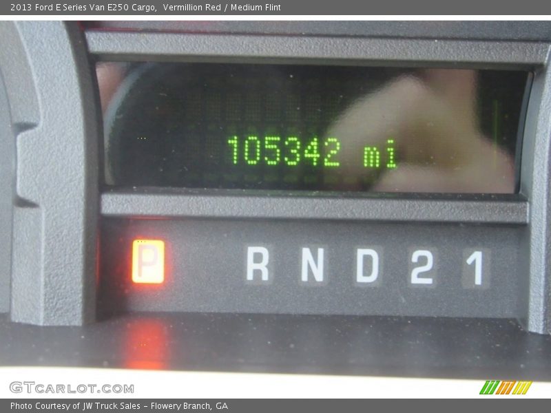 Vermillion Red / Medium Flint 2013 Ford E Series Van E250 Cargo