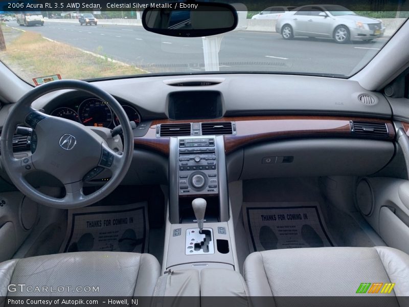 Celestial Silver Metallic / Ebony 2006 Acura RL 3.5 AWD Sedan