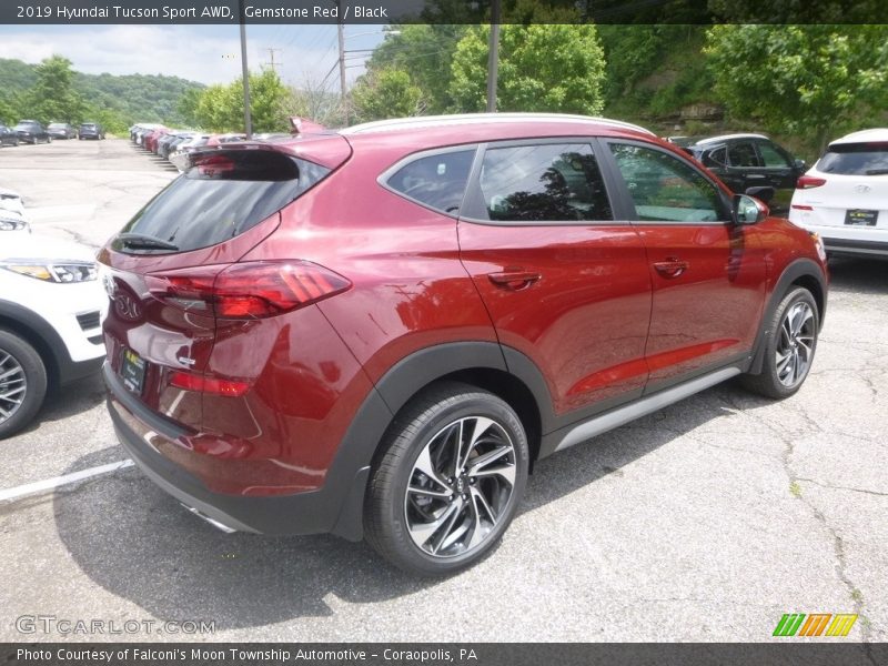 Gemstone Red / Black 2019 Hyundai Tucson Sport AWD