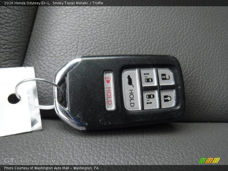 Smoky Topaz Metallic / Truffle 2016 Honda Odyssey EX-L
