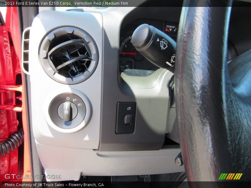 Vermillion Red / Medium Flint 2013 Ford E Series Van E250 Cargo