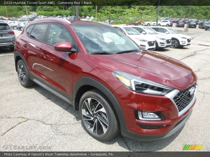 Gemstone Red / Black 2019 Hyundai Tucson Sport AWD