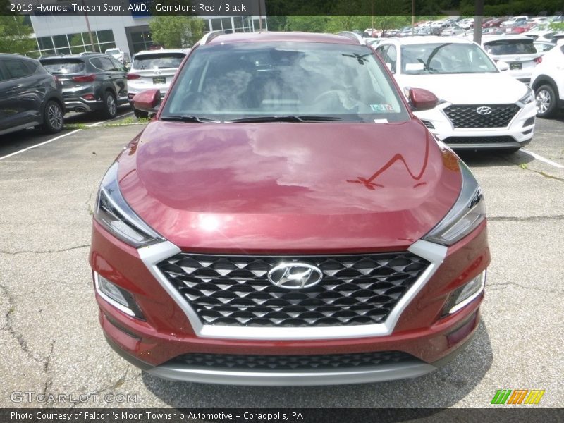 Gemstone Red / Black 2019 Hyundai Tucson Sport AWD