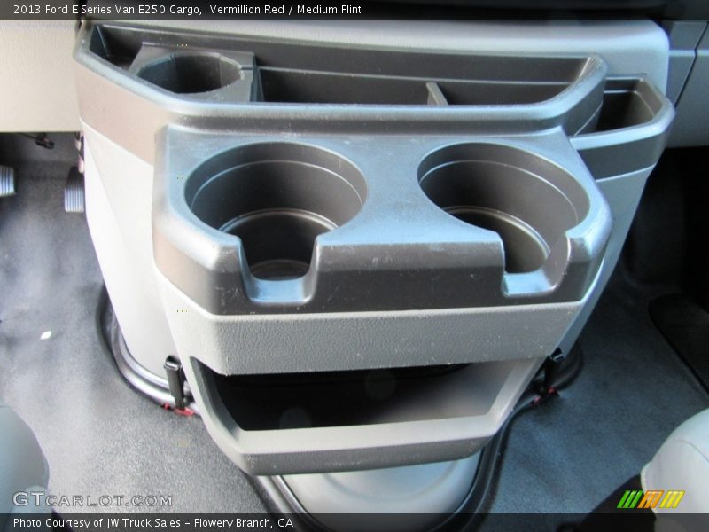 Vermillion Red / Medium Flint 2013 Ford E Series Van E250 Cargo