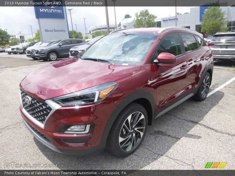 Gemstone Red / Black 2019 Hyundai Tucson Sport AWD