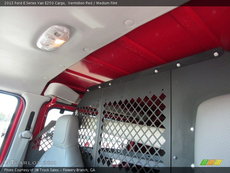 Vermillion Red / Medium Flint 2013 Ford E Series Van E250 Cargo