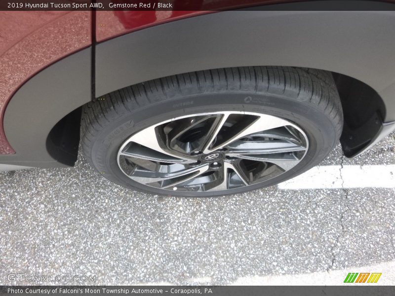 Gemstone Red / Black 2019 Hyundai Tucson Sport AWD