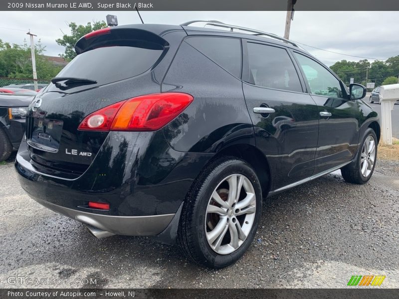 Super Black / Black 2009 Nissan Murano LE AWD