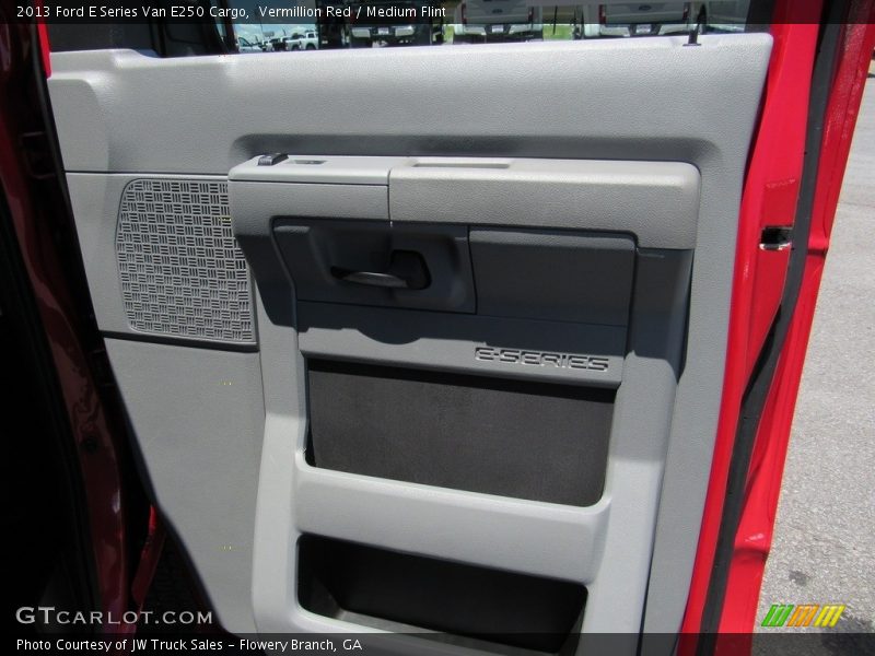 Vermillion Red / Medium Flint 2013 Ford E Series Van E250 Cargo