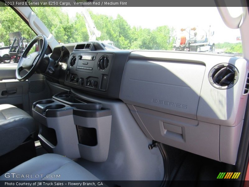 Vermillion Red / Medium Flint 2013 Ford E Series Van E250 Cargo
