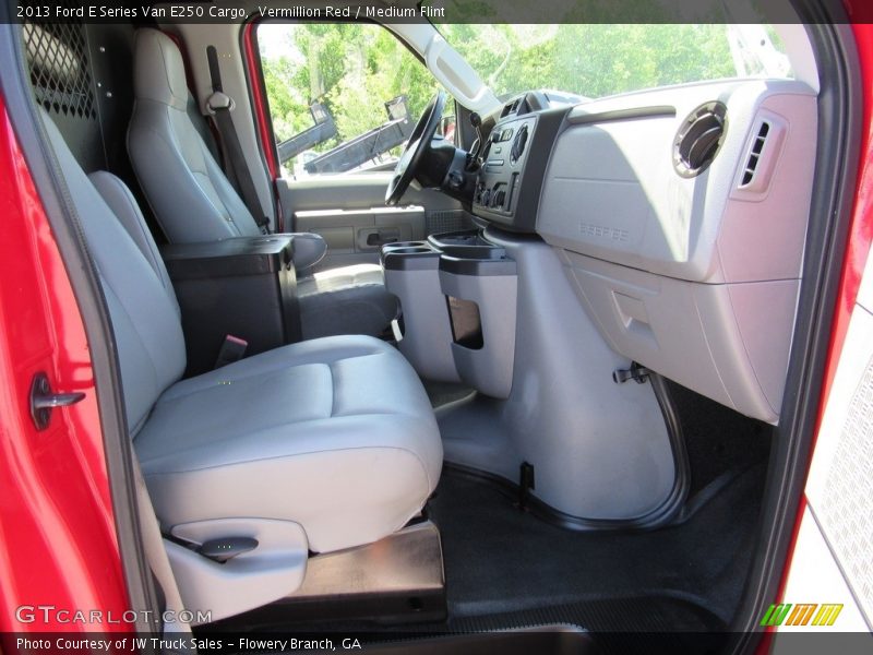 Vermillion Red / Medium Flint 2013 Ford E Series Van E250 Cargo