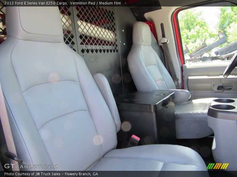 Vermillion Red / Medium Flint 2013 Ford E Series Van E250 Cargo