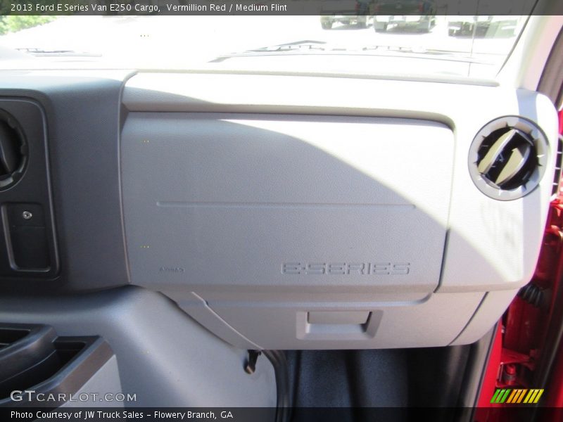 Vermillion Red / Medium Flint 2013 Ford E Series Van E250 Cargo
