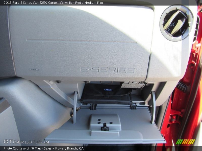 Vermillion Red / Medium Flint 2013 Ford E Series Van E250 Cargo