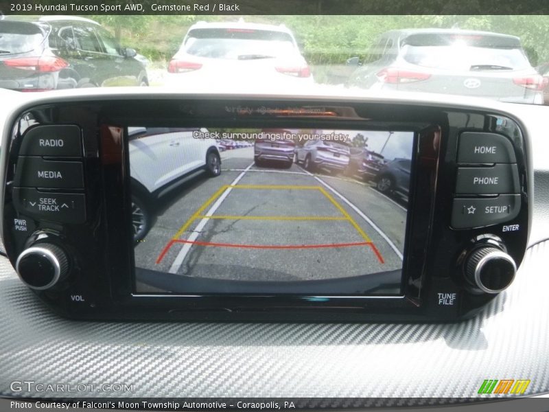 Gemstone Red / Black 2019 Hyundai Tucson Sport AWD