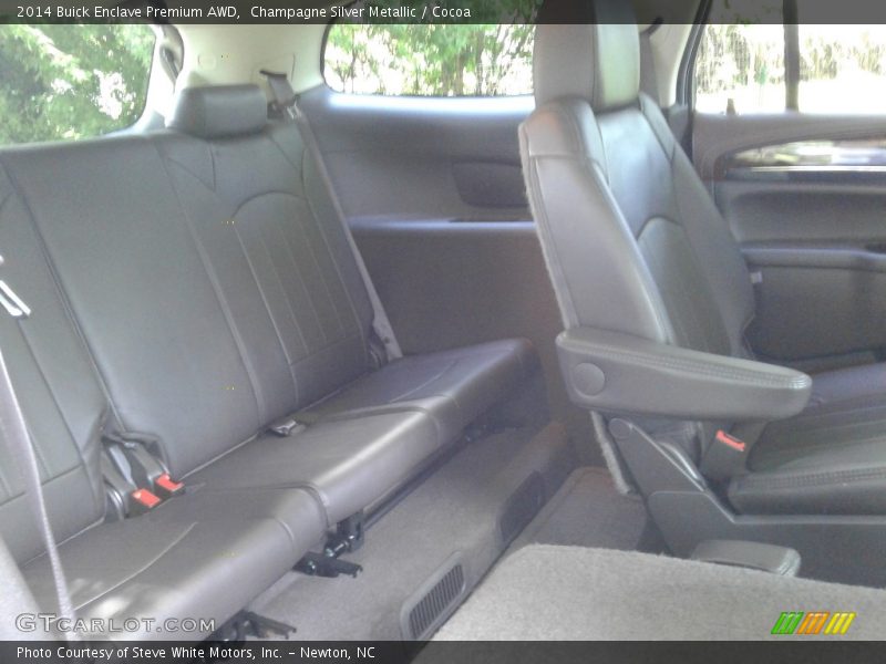 Champagne Silver Metallic / Cocoa 2014 Buick Enclave Premium AWD