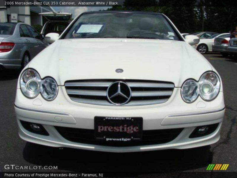 Alabaster White / Black 2006 Mercedes-Benz CLK 350 Cabriolet