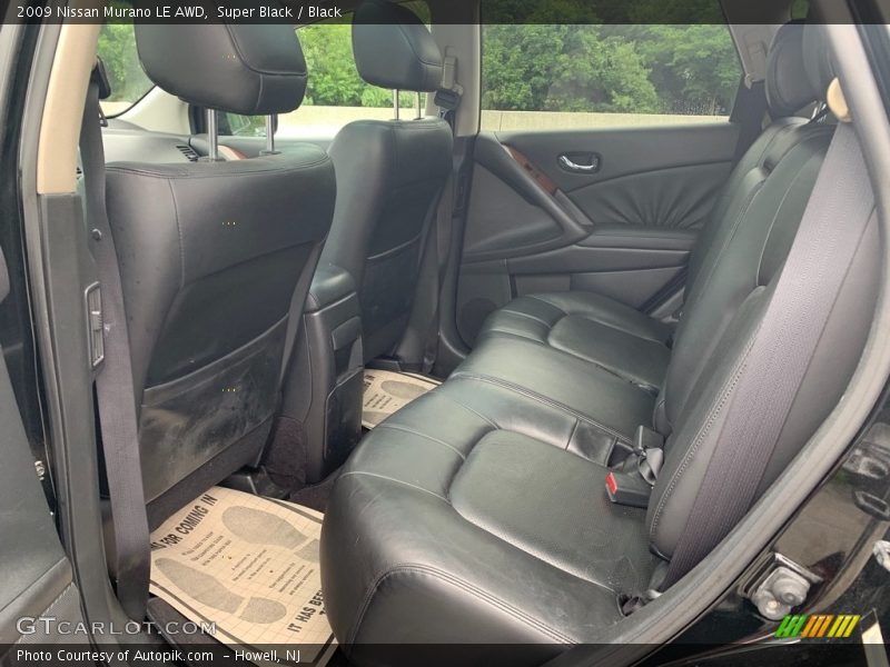 Super Black / Black 2009 Nissan Murano LE AWD