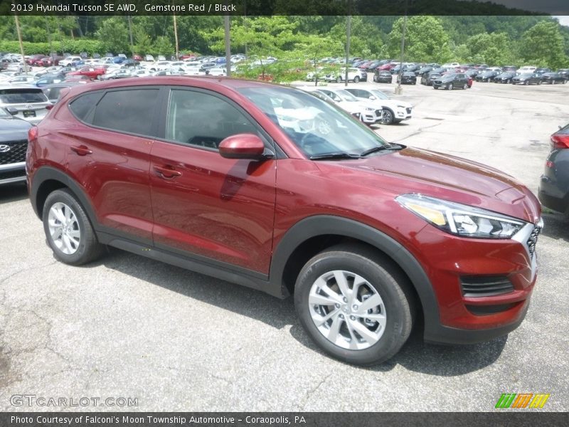 Gemstone Red / Black 2019 Hyundai Tucson SE AWD