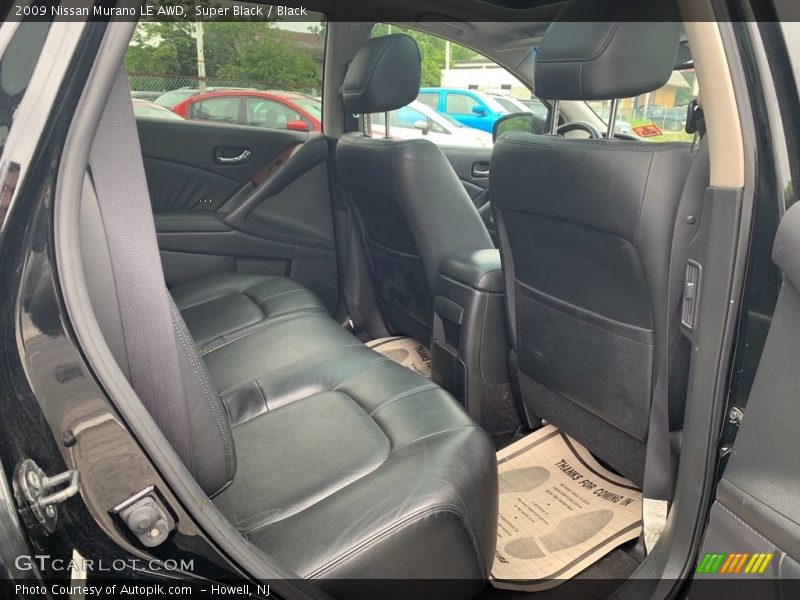 Super Black / Black 2009 Nissan Murano LE AWD