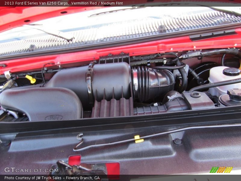 Vermillion Red / Medium Flint 2013 Ford E Series Van E250 Cargo