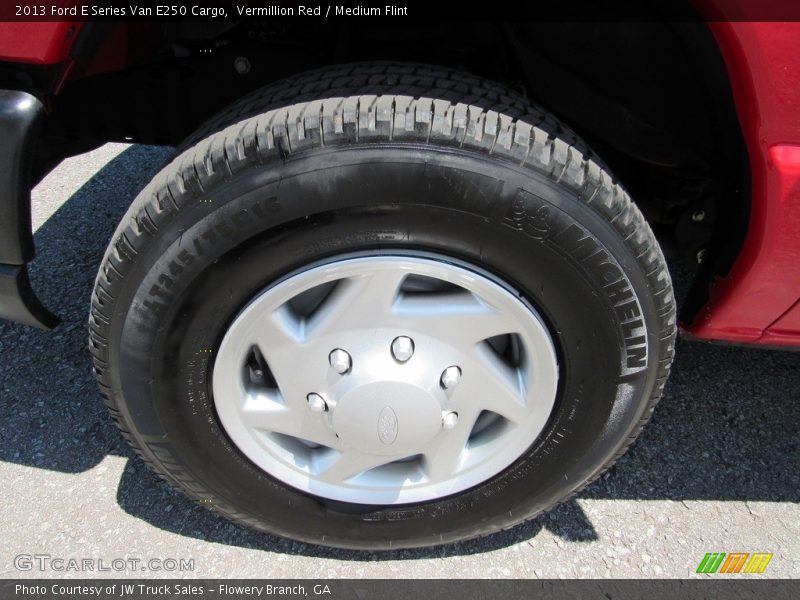 Vermillion Red / Medium Flint 2013 Ford E Series Van E250 Cargo