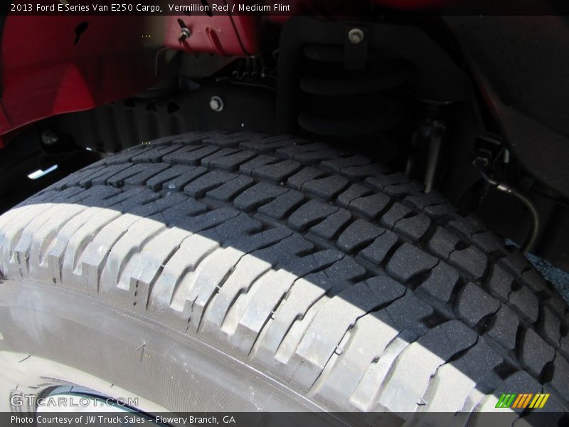 Vermillion Red / Medium Flint 2013 Ford E Series Van E250 Cargo