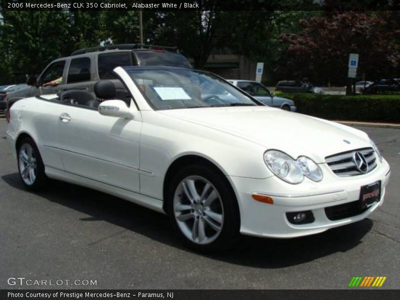 Alabaster White / Black 2006 Mercedes-Benz CLK 350 Cabriolet