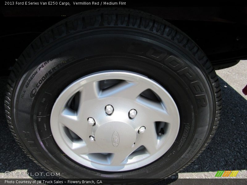 Vermillion Red / Medium Flint 2013 Ford E Series Van E250 Cargo