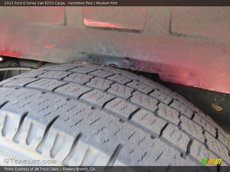 Vermillion Red / Medium Flint 2013 Ford E Series Van E250 Cargo