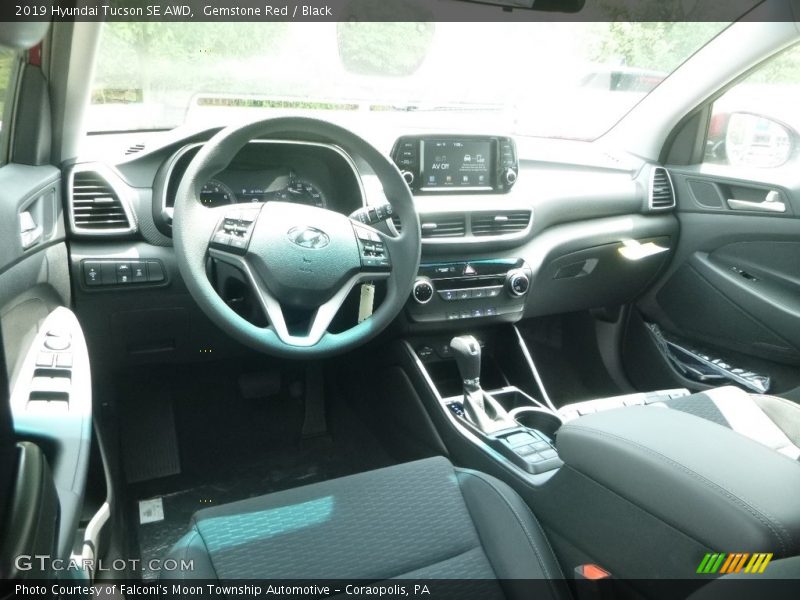 Gemstone Red / Black 2019 Hyundai Tucson SE AWD