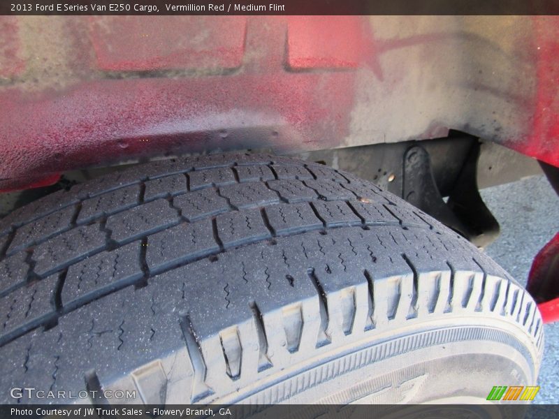 Vermillion Red / Medium Flint 2013 Ford E Series Van E250 Cargo