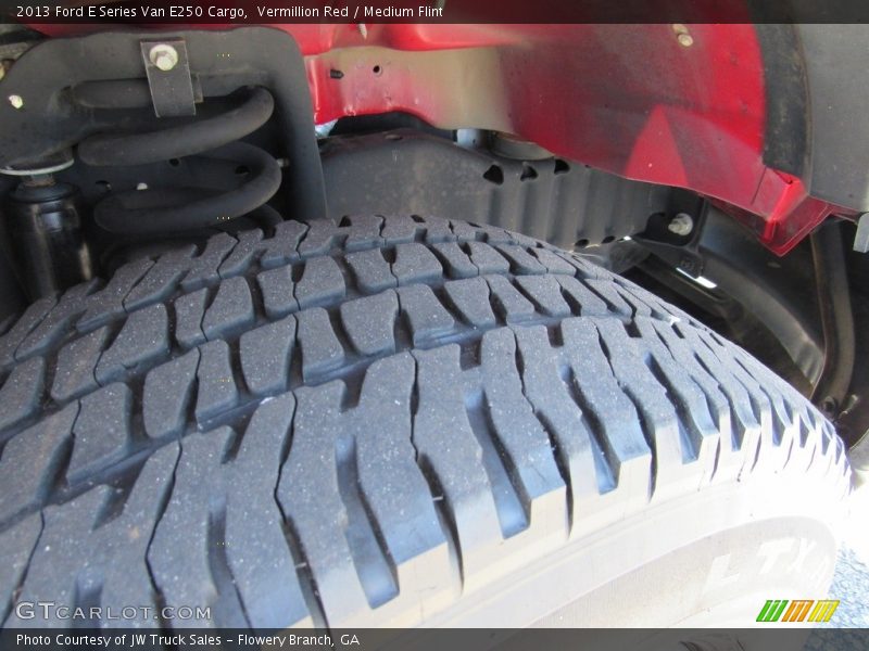 Vermillion Red / Medium Flint 2013 Ford E Series Van E250 Cargo