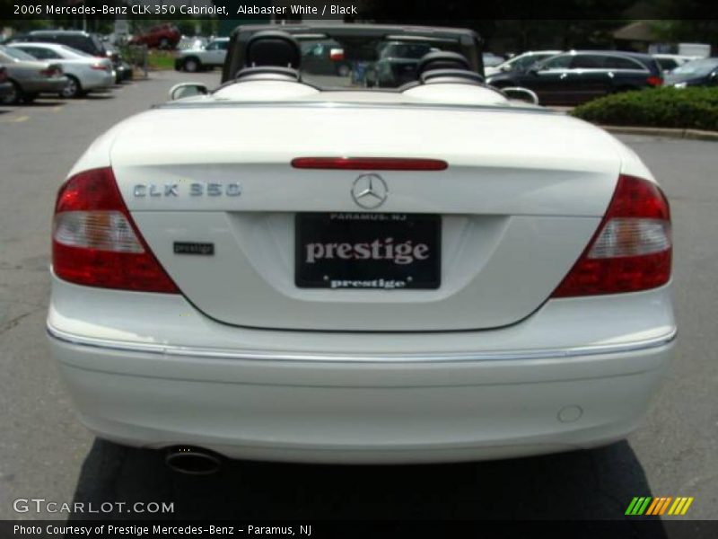 Alabaster White / Black 2006 Mercedes-Benz CLK 350 Cabriolet