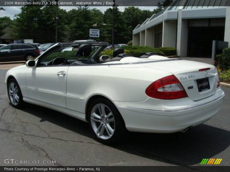 Alabaster White / Black 2006 Mercedes-Benz CLK 350 Cabriolet