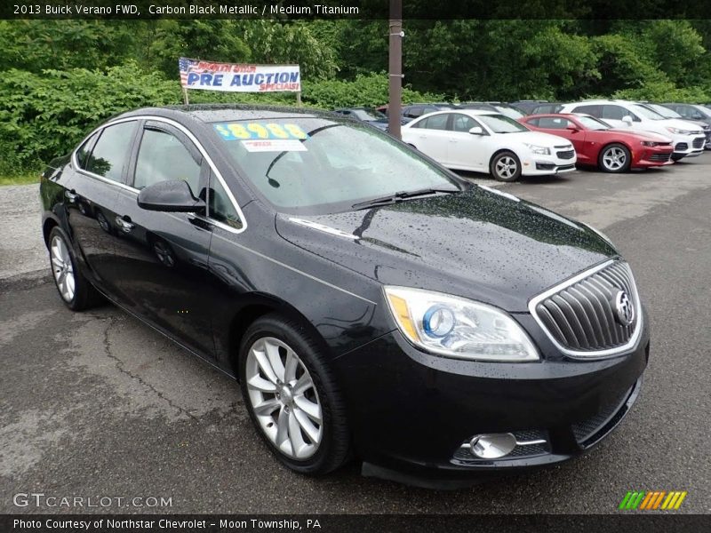 Carbon Black Metallic / Medium Titanium 2013 Buick Verano FWD