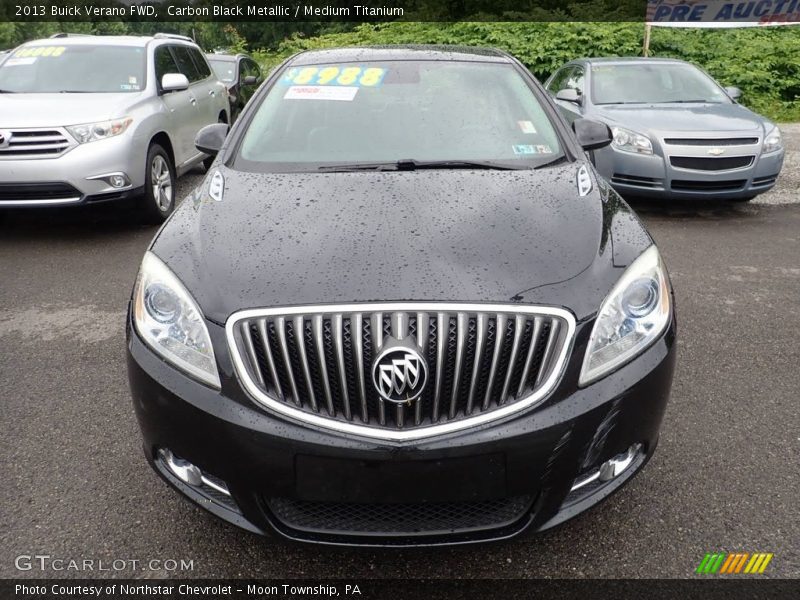 Carbon Black Metallic / Medium Titanium 2013 Buick Verano FWD