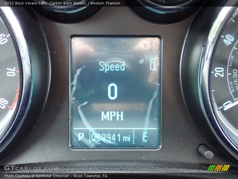 Carbon Black Metallic / Medium Titanium 2013 Buick Verano FWD