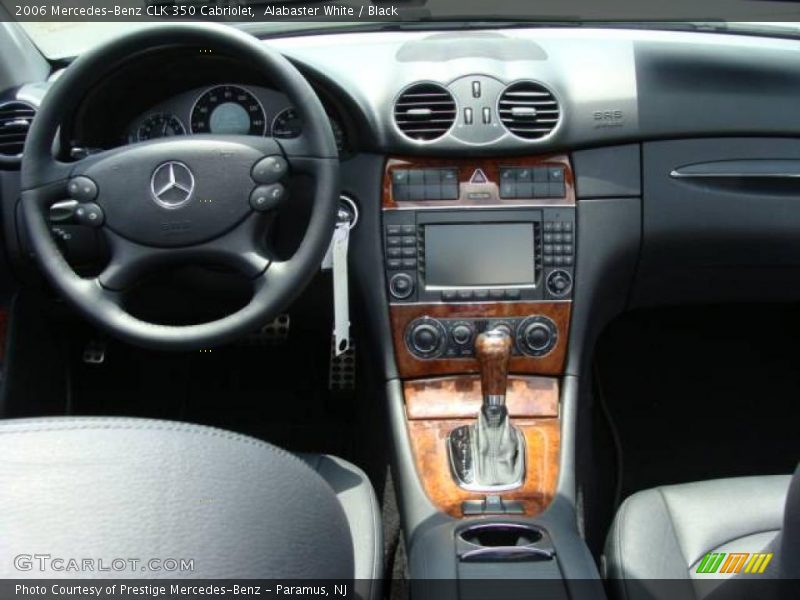 Alabaster White / Black 2006 Mercedes-Benz CLK 350 Cabriolet