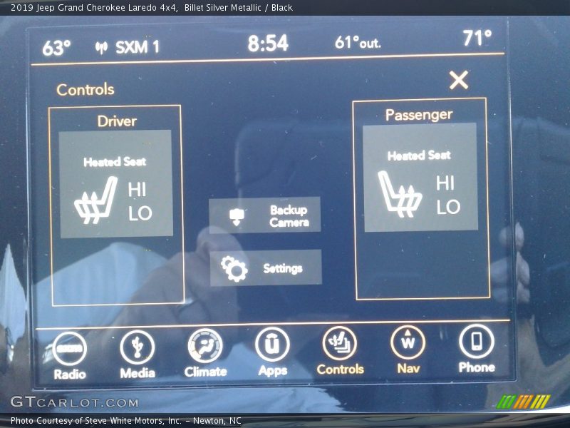 Billet Silver Metallic / Black 2019 Jeep Grand Cherokee Laredo 4x4