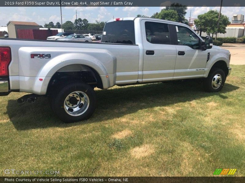 Ingot Silver / Earth Gray 2019 Ford F350 Super Duty XL Crew Cab 4x4