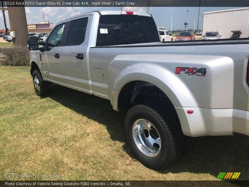 Ingot Silver / Earth Gray 2019 Ford F350 Super Duty XL Crew Cab 4x4