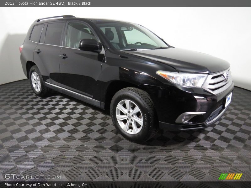 Black / Black 2013 Toyota Highlander SE 4WD