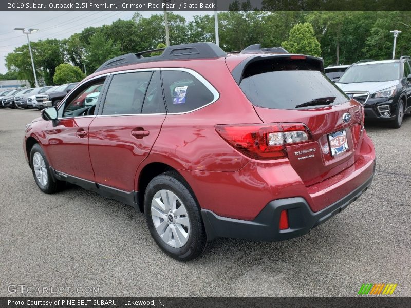 Crimson Red Pearl / Slate Black 2019 Subaru Outback 2.5i Premium