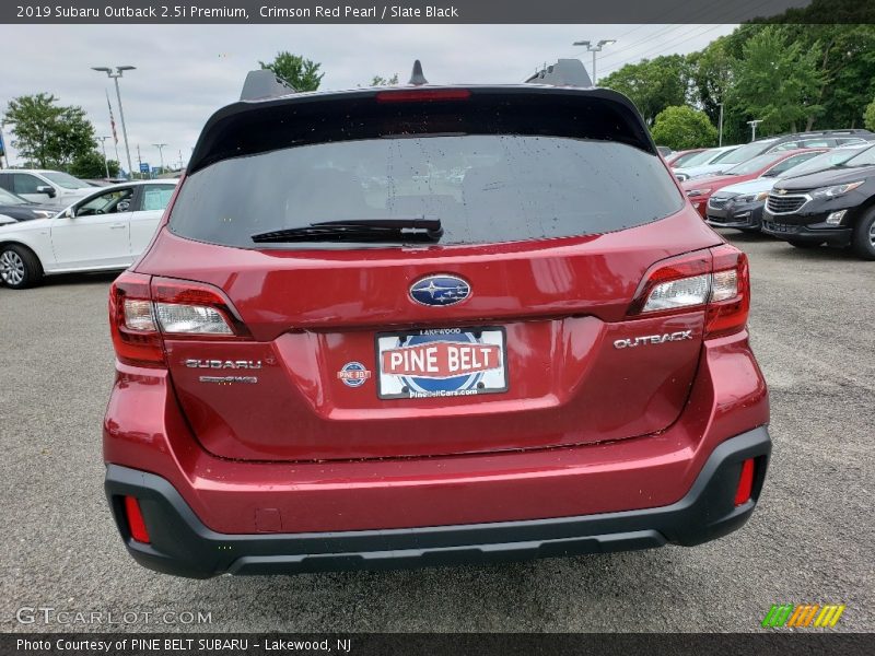 Crimson Red Pearl / Slate Black 2019 Subaru Outback 2.5i Premium