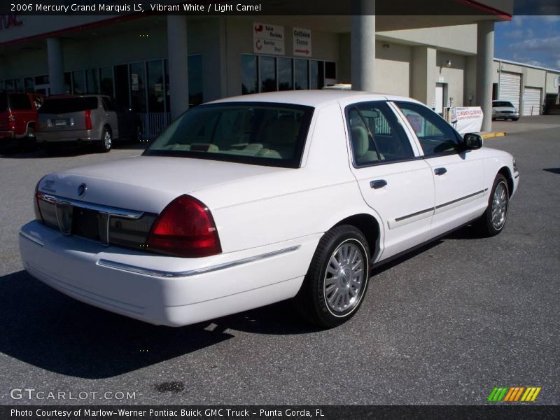 Vibrant White / Light Camel 2006 Mercury Grand Marquis LS
