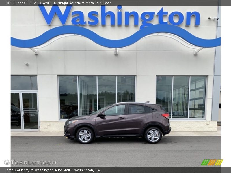 Midnight Amethyst Metallic / Black 2019 Honda HR-V EX AWD