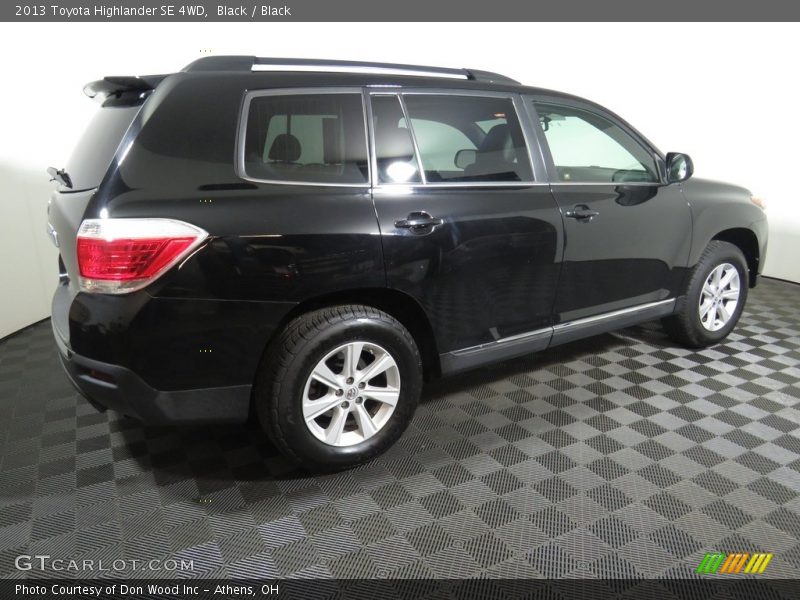 Black / Black 2013 Toyota Highlander SE 4WD