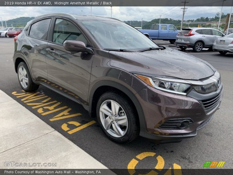 Midnight Amethyst Metallic / Black 2019 Honda HR-V EX AWD